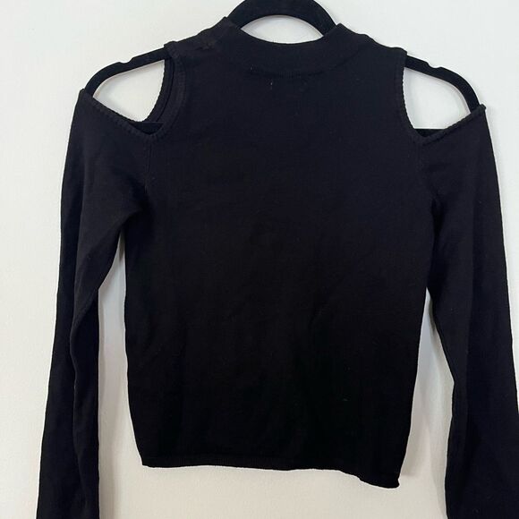 Stradivarius, black open shoulder, long-sleeved, sweater, great condition, S - Picture 6 of 7